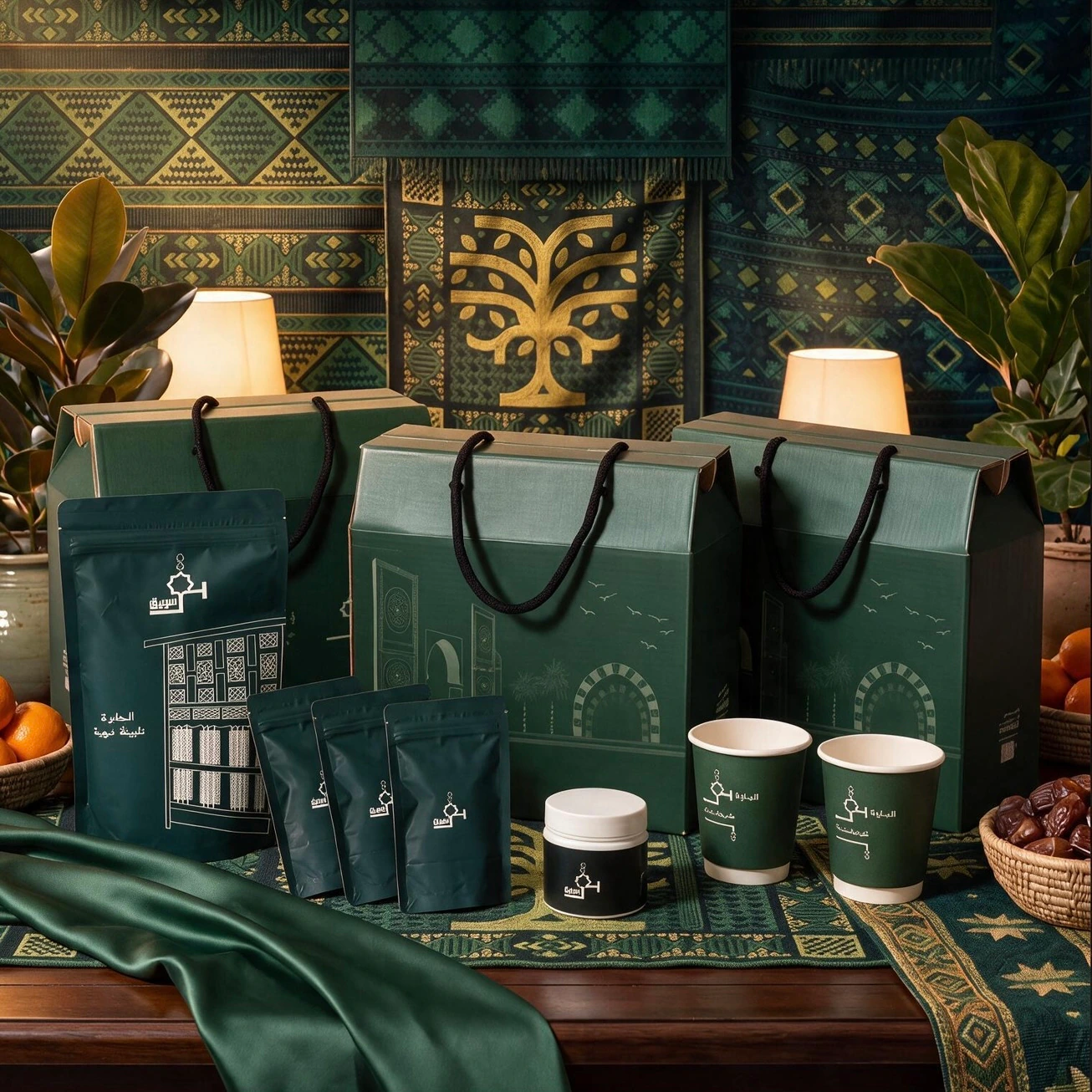 A selection of Saweeg boxes and products for the National Day offer
